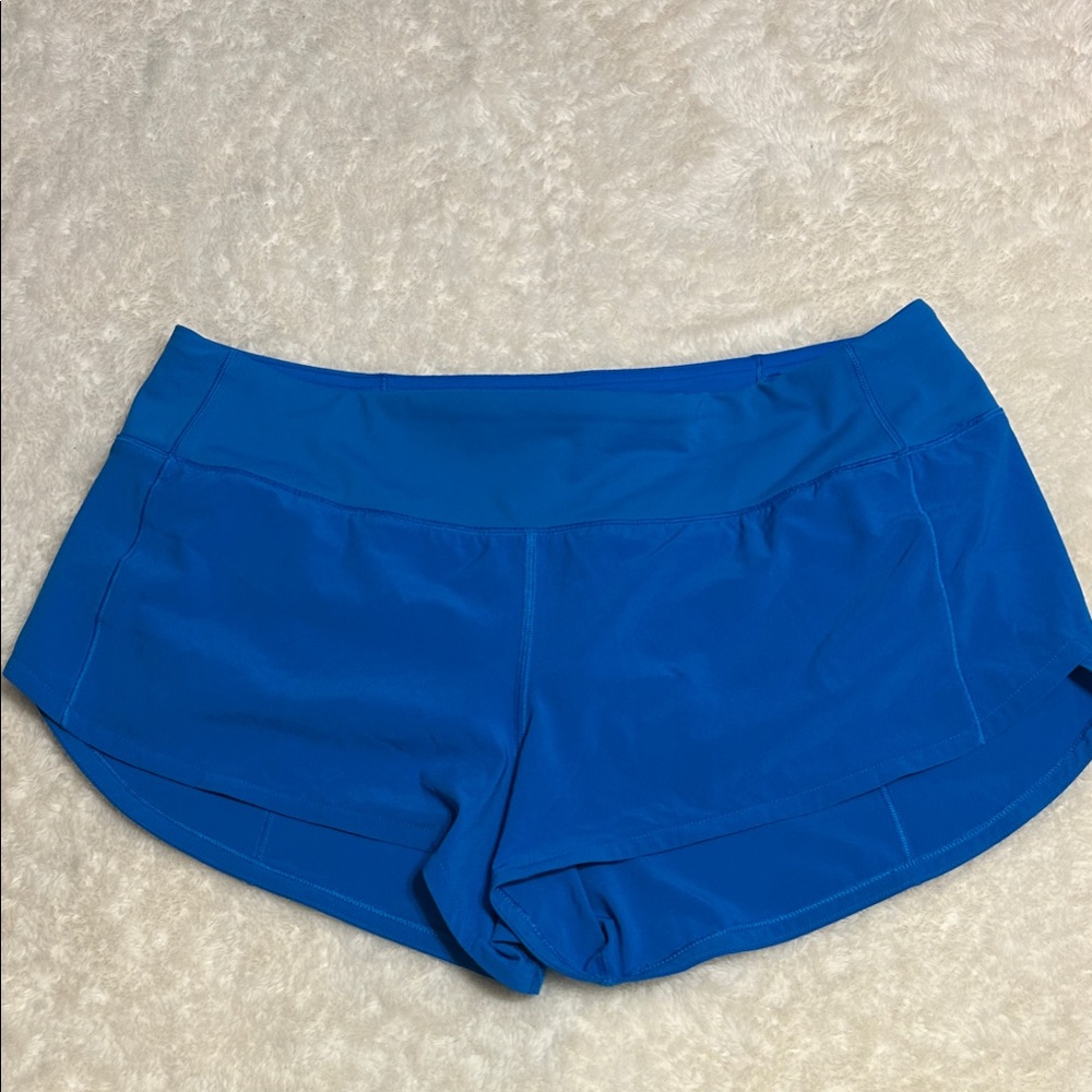 lululemon athletica Speed Up Low Rise Lined Blue 2.5” Athletic Shorts
